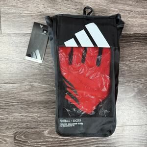 Adidas Predator GL Pro FSP Goalkeeper Soccer Gloves Turbo Red IX3863 Size 10
